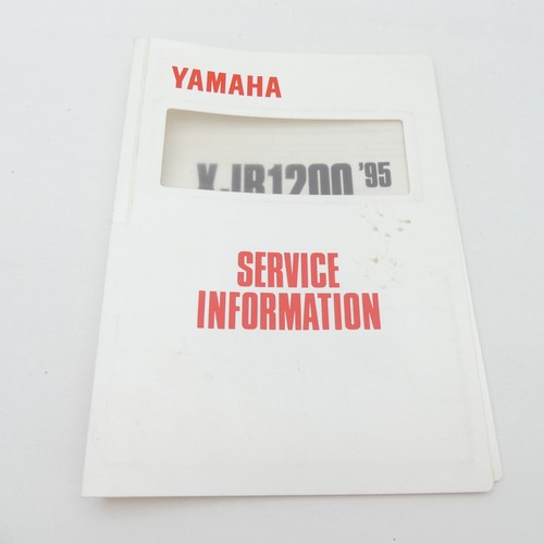 Yamaha xjr 1200 service - yamaha,