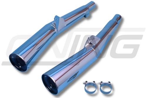 Marving auspuff paar verchromt - auspuff,